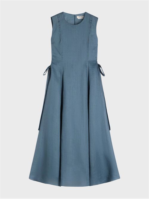 Abito lungo smanicato in ramiè con coulisse S' MAX MARA | 2619221113600016